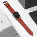 Miniatyrbild 7 av 10: Apple Watch Ultra/SE/8/7/6/5/4 (49/45/44mm) Armband - Rödbrun