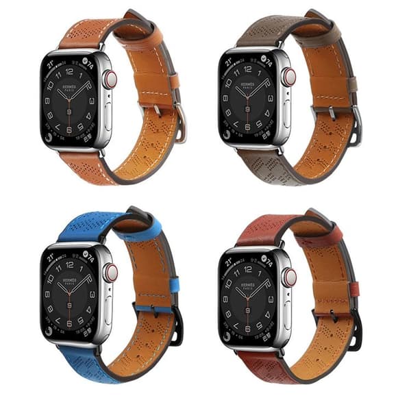 Apple Watch Ultra/SE/8/7/6/5/4 (49/45/44mm) Armband - Rödbrun