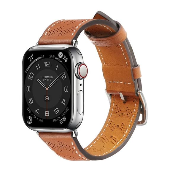 Apple Watch Ultra/SE/8/7/6/5/4 (49/45/44mm) Armband - Ljusbrun