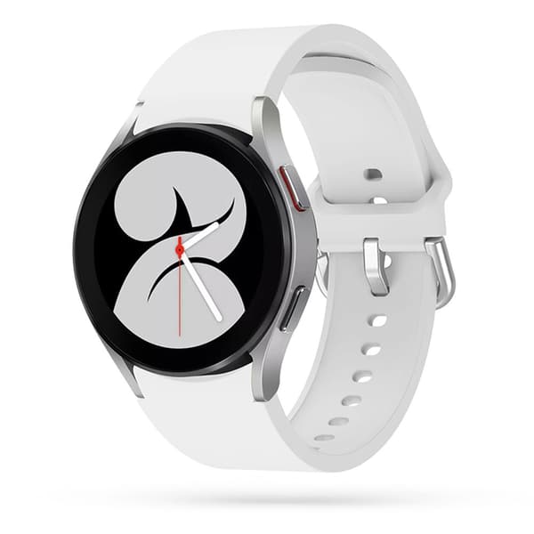 IconBand Silikonarmband Samsung Galaxy Watch 6 Classic (43mm) - Vit