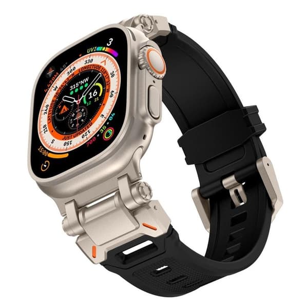 Tech-Protect Apple Watch (49/45/44/42mm) Armband Delta Pro Svart