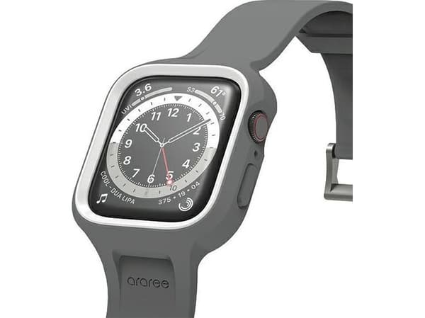 Sourcing Araree case with Duple Pro Apple Watch strap 44/45mm gray/gray AR70-01866C
