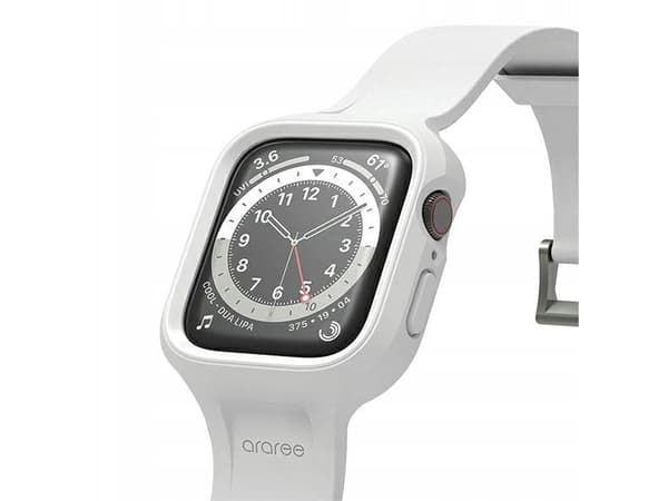 Sourcing Araree case with Duple Pro Apple Watch strap 44/45mm white/white AR70-01866B