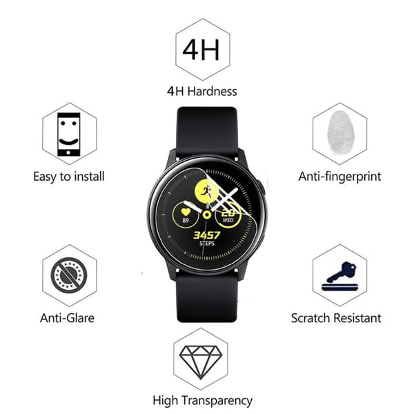 Mjukt Skärmskydd PET 40/44mm R820/R830 Galaxy Watch Active2