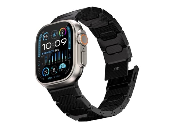 Išmanusis laikrodis Just Mobile Carbon Fiber Watch Band for Apple Watch 42/44/45/49mm