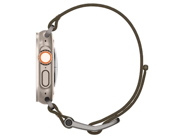 Spigen AMP05982, Band, Smartwatch, Khaki, Apple, Apple Watch Ultra 1 / 2 (49mm) Apple Watch Series 9 / 8 / 7 (45mm) Apple Watch Series SE 2 / SE /...