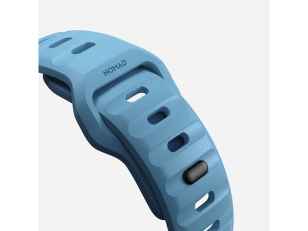 Nomad NM01008385, Klockarmband, Apple, watch, Gummi, Blå, 135 mm