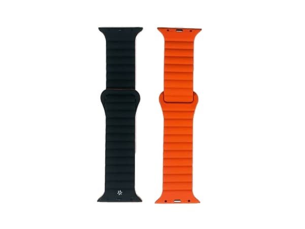 Celly WBANDMAGBKOR, Klockarmband, Apple, Watch 42 mm, Watch 44 mm, Watch 45 mm, Silikon, 20 mm, 220 mm