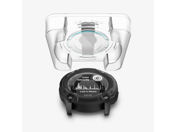 Spigen Glas.tR EZ Fit, Skärmskydd, Smartwatch, Transparent, Garmin, Instinct 2X Solar, Härdat glas