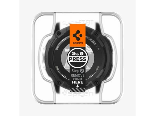 Spigen Glas.tR EZ Fit, Skärmskydd, Smartwatch, Transparent, Garmin, Instinct 2X Solar, Härdat glas
