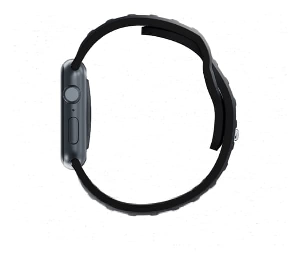 3MK 5903108565721, Klockarmband, Armitron, Watch series 1/2/3/4/5/6/7/8/9/SE/Ultra, Silikon, Rostfritt stål, Svart, 42/44/45/49 mm
