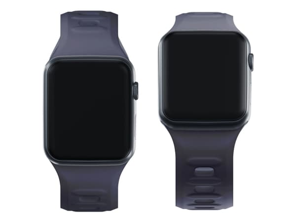 3MK 5903108565615, Klokkereim, Apple, Watch series 1/2/3/4/5/6/7/8/9/SE/Ultra, Silikon, Rustfritt stål, Grå, 38/40/41 mm