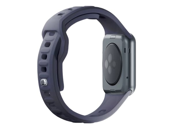 3MK 5903108565615, Klokkereim, Apple, Watch series 1/2/3/4/5/6/7/8/9/SE/Ultra, Silikon, Rustfritt stål, Grå, 38/40/41 mm