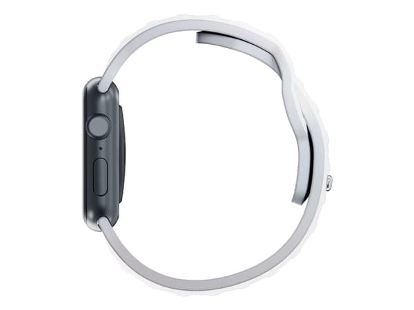 3MK 5903108565707, Klockarmband, Apple, Watch serie 1/2/3/4/5/6/7/8/9/SE/Ultra, Silikon, Rostfritt stål, Vit, 38/40/41 mm