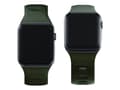 Pikkukuva 4 / 5: 3MK 5903108565745, Kellonhihna, Apple, Watch series 1/2/3/4/4/5/6/6/7/7/8/8/8/9/SE/Ultra, Silikoni, Ruostumaton teräs, Vihreä, 42/44/45/49 mm