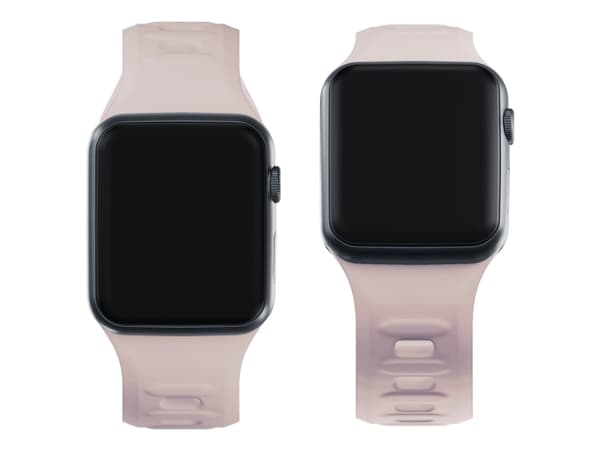 3MK 5903108565776, Klokkereim, Apple, Watch series 1/2/3/4/5/6/7/8/9/SE/Ultra, Silikon, Rustfritt stål, 42/44/45/49 mm, Boks