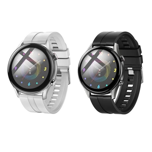 Hoco Smart Watch med samtalsfunktion Y7 Pro - Silver