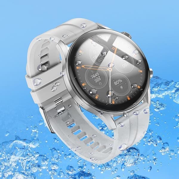 Hoco Smart Watch med samtalsfunktion Y7 Pro - Silver