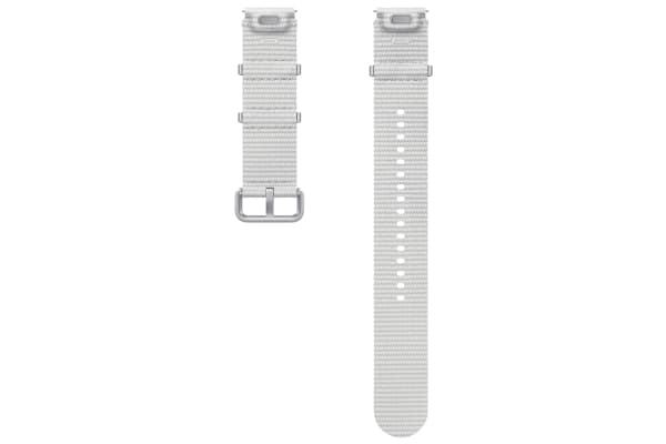 Samsung Athleisure Band (M/L) for Galaxy Watch 7, Band, Smartwatch, Silver, Samsung, Galaxy Watch 7, Nitril, Rubber