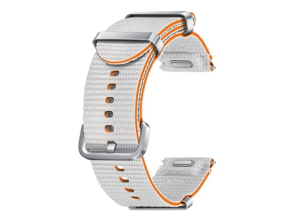 Samsung Athleisure Band (M/L) for Galaxy Watch 7, Band, Smartwatch, Silver, Samsung, Galaxy Watch 7, Nitril, Rubber