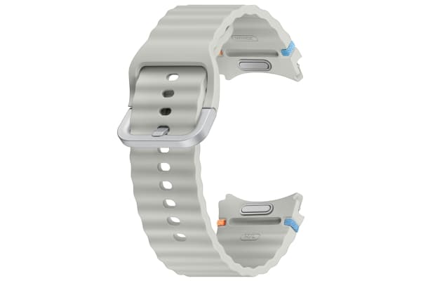 Samsung Sport Band (M/L) for Galaxy Watch 7, Band, Smartwatch, Silver, Samsung, Galaxy Watch 7, Nitril, Rubber