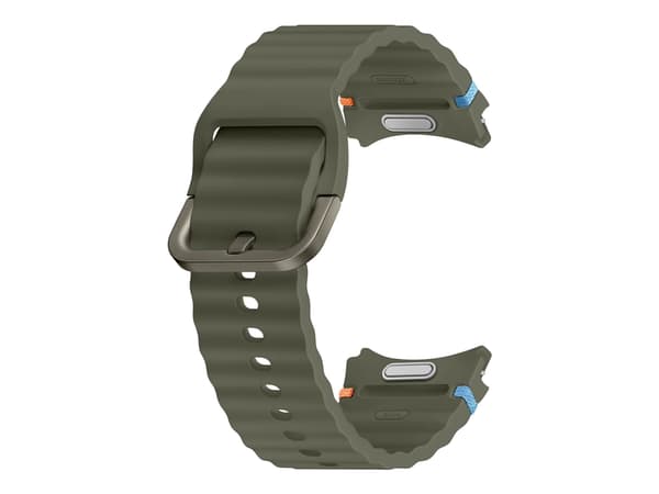 Samsung Sport Band (S/M) for Galaxy Watch 7, Band, Smartwatch, Green, Samsung, Galaxy Watch7/Watch6/Watch5 Pro/Watch4, Rubber