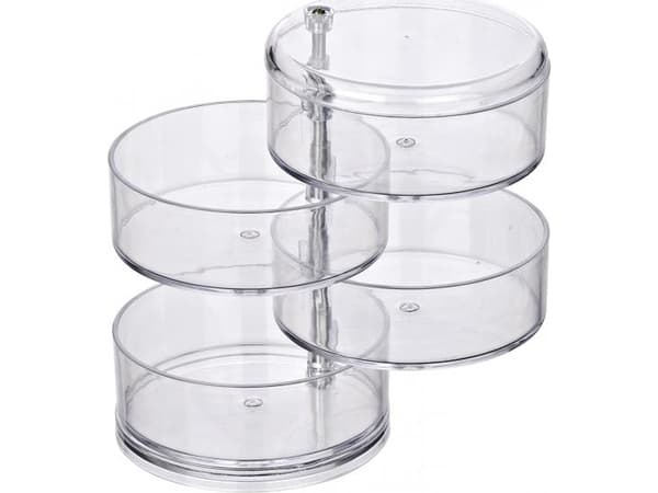 Wenko organizer Femmepanie 11,5 x 17,5 cm akryl gjennomsiktig