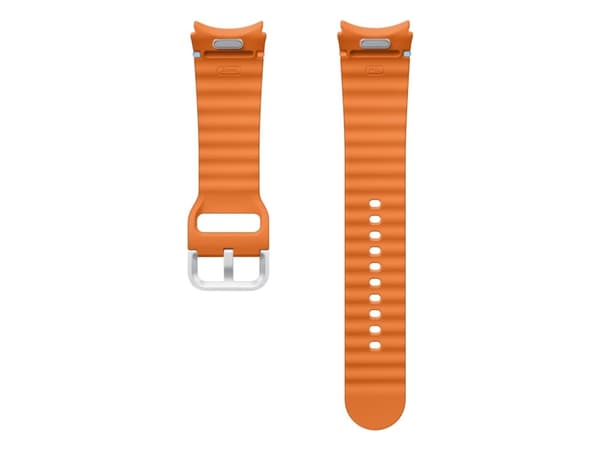 Samsung Sport Band (M/L) for Galaxy Watch 7, Band, Smartwatch, Orange, Samsung, Galaxy Watch7/Watch6/Watch5 Pro/Watch4, Rubber