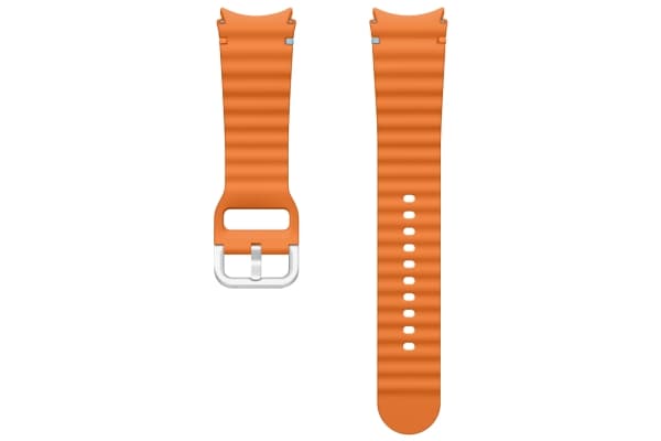 Samsung Sport Band (M/L) for Galaxy Watch 7, Band, Smartwatch, Orange, Samsung, Galaxy Watch7/Watch6/Watch5 Pro/Watch4, Rubber