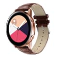 Miniatyrbild 1 av 4: Läderarmband Krokodil Samsung Galaxy Watch FE Brun