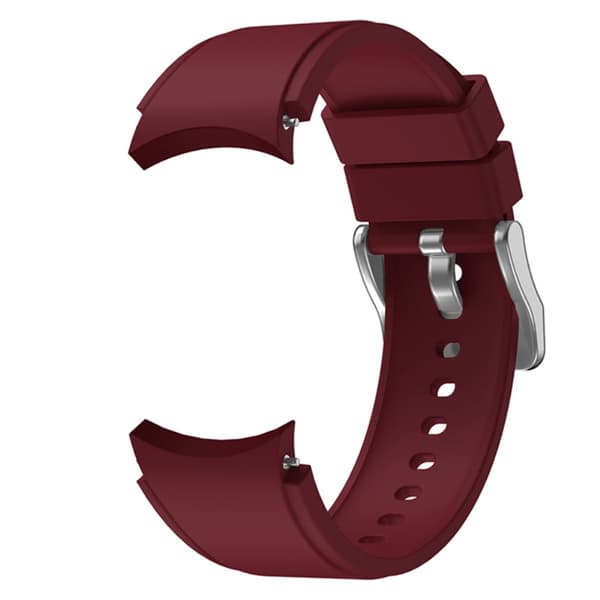 Full Fit Silikonarmband Samsung Galaxy Watch FE Vinröd