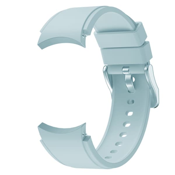 Full Fit Silikonarmband Samsung Galaxy Watch FE Ljusblå