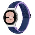 Miniatyrbild 1 av 3: Vävd Nylonarmband Samsung Galaxy Watch FE Lila/Blå
