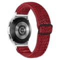 Miniatyrbild 2 av 3: Vävd Nylonarmband Samsung Galaxy Watch FE Röd
