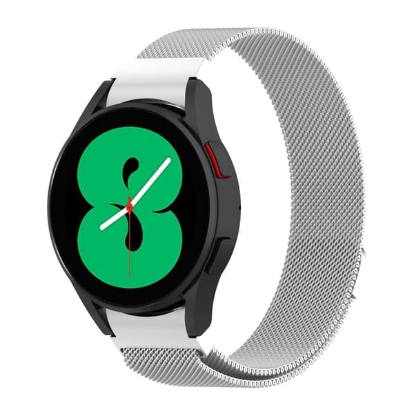 Full Fit Milanese Armband Samsung Galaxy Watch FE Silver