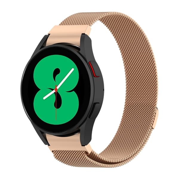 Full Fit Milanese Armband Samsung Galaxy Watch FE Roséguld