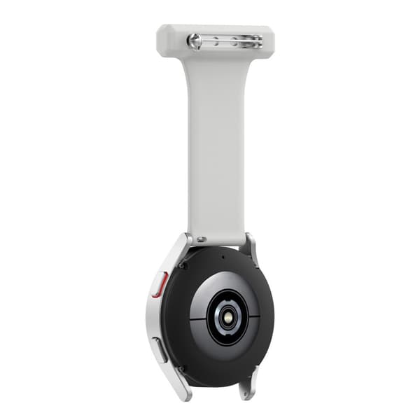 Samsung Galaxy Watch 7 44mm Rem Sjuksköterskeklocka Ljusgrå