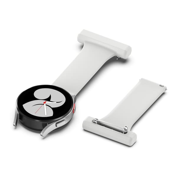 Samsung Galaxy Watch 7 44mm Rem Sjuksköterskeklocka Ljusgrå