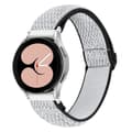 Miniatyrbild 1 av 3: Vävd Nylonarmband Samsung Galaxy Watch 7 44mm Svart/Vit
