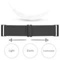 Miniatyrbild 4 av 5: Elastiskt Nylonarmband Samsung Galaxy Watch 7 40mm Mörkgrå