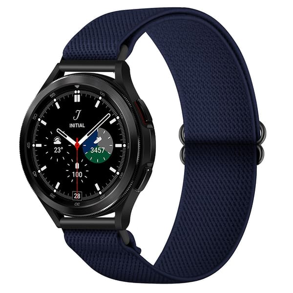 Elastiskt Nylonarmband Samsung Galaxy Watch 7 40mm Mörkblå