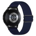 Miniatyrbild 1 av 5: Elastiskt Nylonarmband Samsung Galaxy Watch 7 40mm Mörkblå