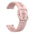 Miniatyrbild 2 av 4: Flower Silikonarmband Samsung Galaxy Watch 7 40mm Rosa