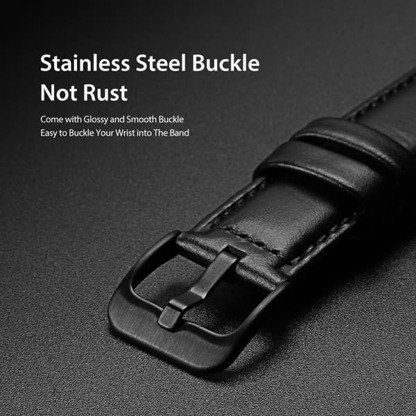 Dux Ducis Läderarmband Samsung Galaxy Watch 7 40mm Svart