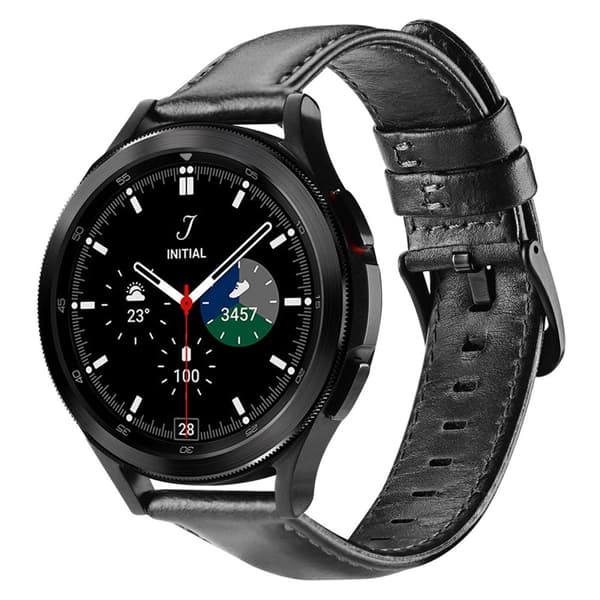 Dux Ducis Läderarmband Samsung Galaxy Watch 7 40mm Svart