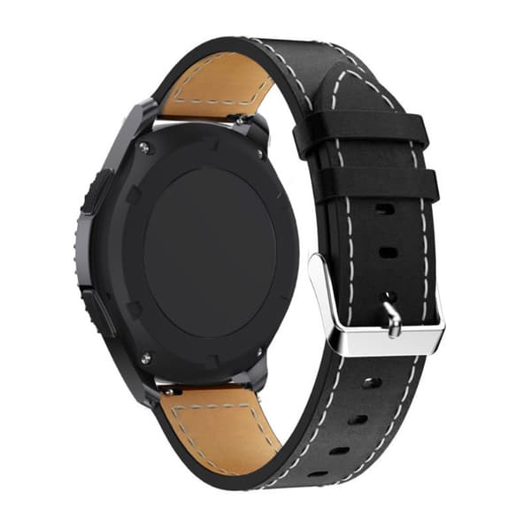 Klassiskt Läderarmband Samsung Galaxy Watch 7 40mm Svart