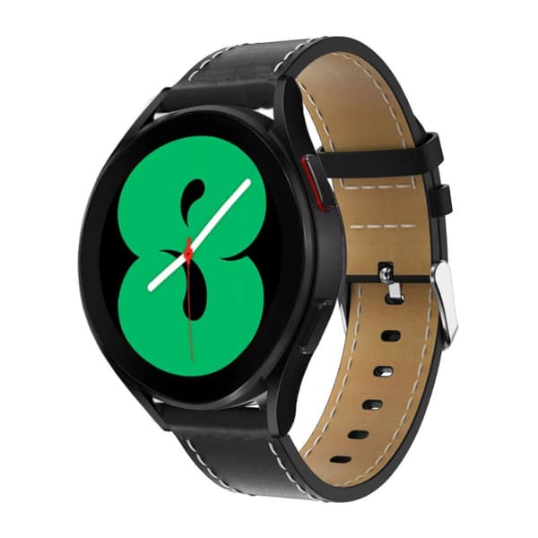Klassiskt Läderarmband Samsung Galaxy Watch 7 40mm Svart