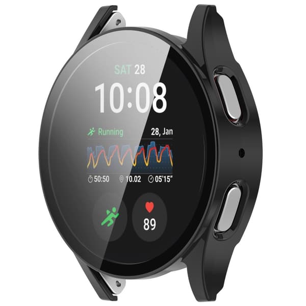 Skal Samsung Galaxy Watch 7 40mm Hårdplast + Glas Svart
