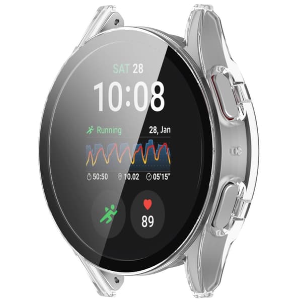 Skal Samsung Galaxy Watch 7 40mm Hårdplast + Glas Transparent