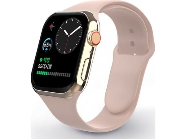 Swissten Silicone Band for Apple Watch 42-44mm Pink Sand - 8595217477179, Klockarmband, Apple, Apple Watch SE, Apple Watch Series 1, Apple Watch Seri